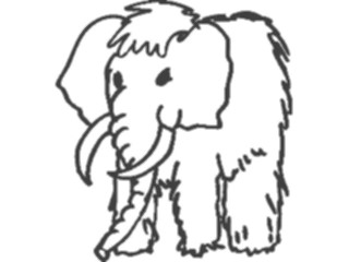 Sticker Custom Preview Image #024935 Animals Land Animals Mammoth2