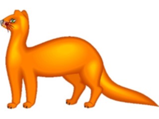 Sticker Custom Preview Image #024945 Animals Land Animals Mink1