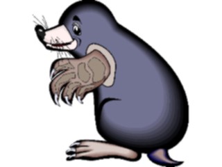 Sticker Custom Preview Image #024953 Animals Land Animals Mole2