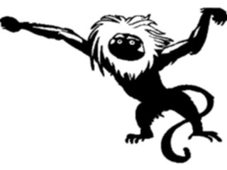 Sticker Custom Preview Image #024969 Animals Land Animals Monkey08