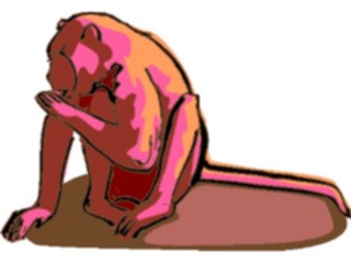 Sticker Custom Preview Image #024971 Animals Land Animals Monkey10