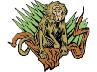 Sticker Custom Preview Image #024973 Animals Land Animals Monkey12