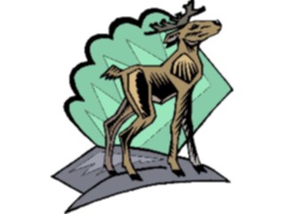 Sticker Custom Preview Image #024993 Animals Land Animals Moose08