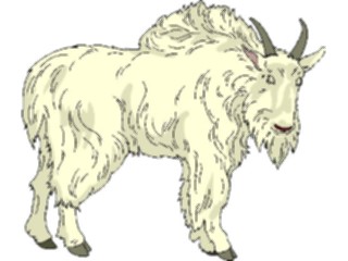 Sticker Custom Preview Image #025000 Animals Land Animals Mountain Goat01