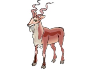 Sticker Custom Preview Image #025003 Animals Land Animals Mountain Goat04