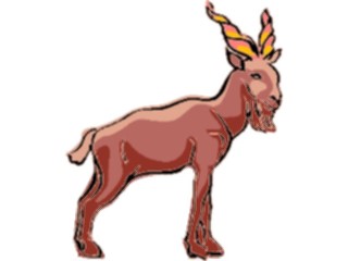 Sticker Custom Preview Image #025004 Animals Land Animals Mountain Goat05