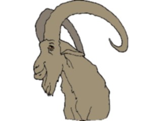 Sticker Custom Preview Image #025007 Animals Land Animals Mountain Goat08