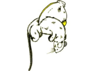 Sticker Custom Preview Image #025034 Animals Land Animals Mousein Beak