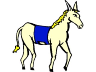 Sticker Custom Preview Image #025035 Animals Land Animals Mule