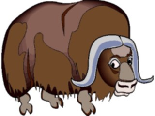 Sticker Custom Preview Image #025037 Animals Land Animals Musk Ox2
