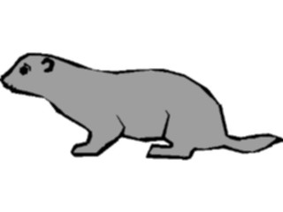Sticker Custom Preview Image #025040 Animals Land Animals Muskrat1