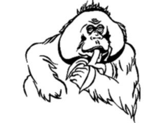 Sticker Custom Preview Image #025053 Animals Land Animals Orangutan1