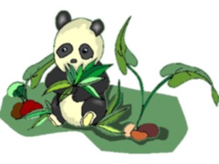 Sticker Custom Preview Image #025072 Animals Land Animals Panda08