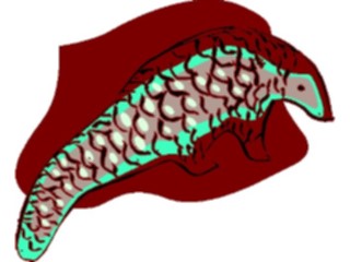 Sticker Custom Preview Image #025078 Animals Land Animals Pangolin