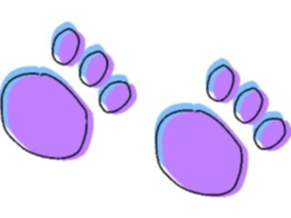 Sticker Custom Preview Image #025097 Animals Land Animals Paw Prints8