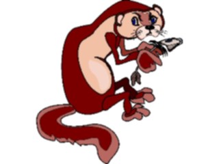 Sticker Custom Preview Image #025102 Animals Land Animals Polecat