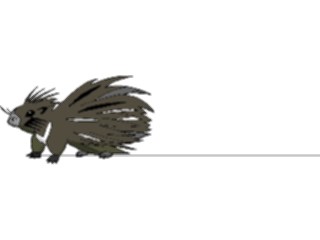 Sticker Custom Preview Image #025109 Animals Land Animals Porcupine7