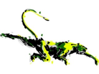 Sticker Custom Preview Image #025117 Animals Land Animals Puma Drawing