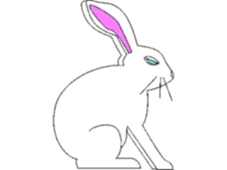 Sticker Custom Preview Image #025118 Animals Land Animals Rabbit01