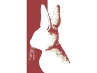Sticker Custom Preview Image #025159 Animals Land Animals Rabbit Cutout