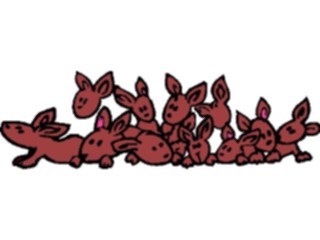 Sticker Custom Preview Image #025162 Animals Land Animals Rabbits1