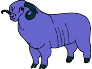 Sticker Custom Preview Image #025180 Animals Land Animals Ram08