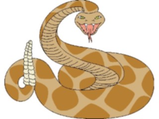 Sticker Custom Preview Image #025201 Animals Land Animals Rattlesnake2