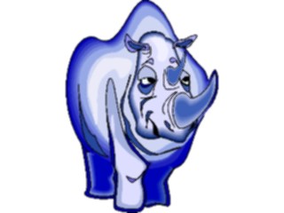 Sticker Custom Preview Image #025211 Animals Land Animals Rhino06