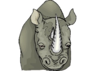 Sticker Custom Preview Image #025215 Animals Land Animals Rhino10