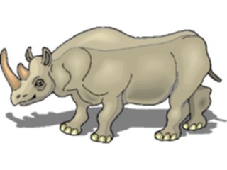 Sticker Custom Preview Image #025218 Animals Land Animals Rhino13