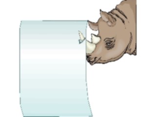 Sticker Custom Preview Image #025220 Animals Land Animals Rhino Frame