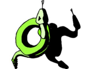 Sticker Custom Preview Image #025287 Animals Land Animals Snake Aerial View