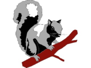 Sticker Custom Preview Image #025297 Animals Land Animals Squirrel01