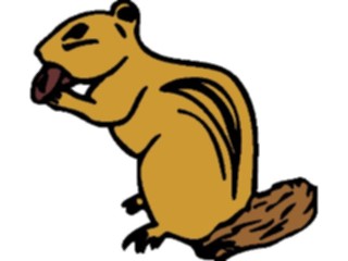 Sticker Custom Preview Image #025303 Animals Land Animals Squirrel07