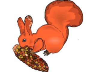 Sticker Custom Preview Image #025307 Animals Land Animals Squirrel11