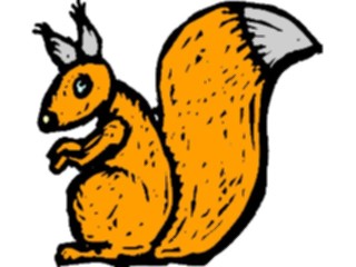 Sticker Custom Preview Image #025315 Animals Land Animals Squirrel19