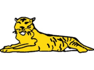 Sticker Custom Preview Image #025344 Animals Land Animals Tiger08