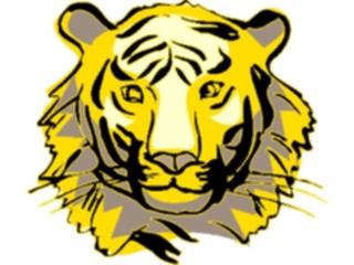 Sticker Custom Preview Image #025347 Animals Land Animals Tiger11