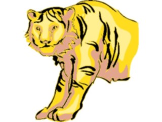 Sticker Custom Preview Image #025348 Animals Land Animals Tiger12