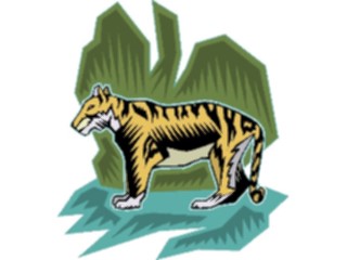 Sticker Custom Preview Image #025349 Animals Land Animals Tiger13