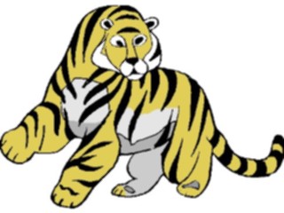 Sticker Custom Preview Image #025352 Animals Land Animals Tiger16