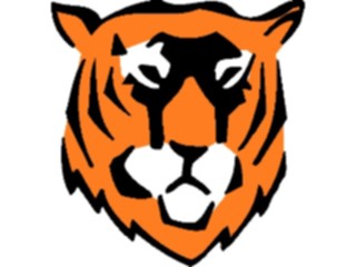 Sticker Custom Preview Image #025359 Animals Land Animals Tiger Face4