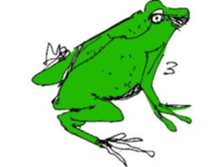Sticker Custom Preview Image #025363 Animals Land Animals Toad Sketch1
