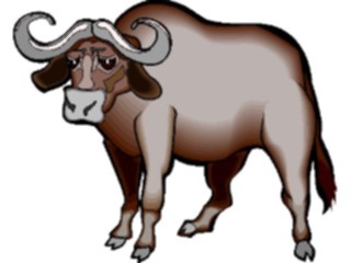Sticker Custom Preview Image #025387 Animals Land Animals Water Buffalo2