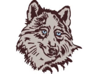 Sticker Custom Preview Image #025405 Animals Land Animals Wolf02