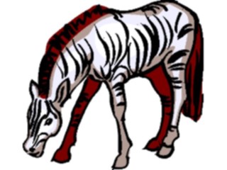 Sticker Custom Preview Image #025436 Animals Land Animals Zebra08
