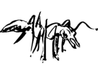 Sticker Custom Preview Image #025447 Animals Line Art Ant