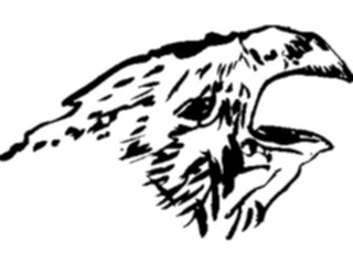 Sticker Custom Preview Image #025472 Animals Line Art Bird02