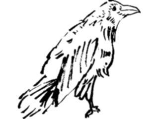 Sticker Custom Preview Image #025480 Animals Line Art Bird10