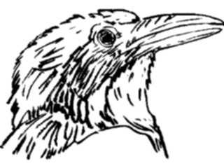 Sticker Custom Preview Image #025485 Animals Line Art Bird15